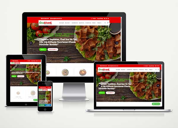 Çiğ Köfteci Firma Web Site Paketi İsot