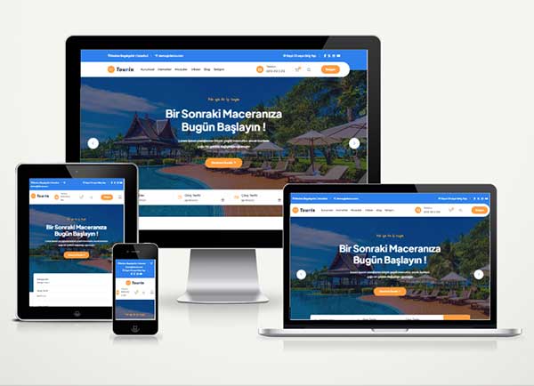 Villa Kiralama Web Sitesi Paketi - Tourin