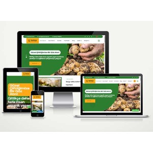 Fidan ve Gübre Üretim Web Sitesi Paketi Botanik
